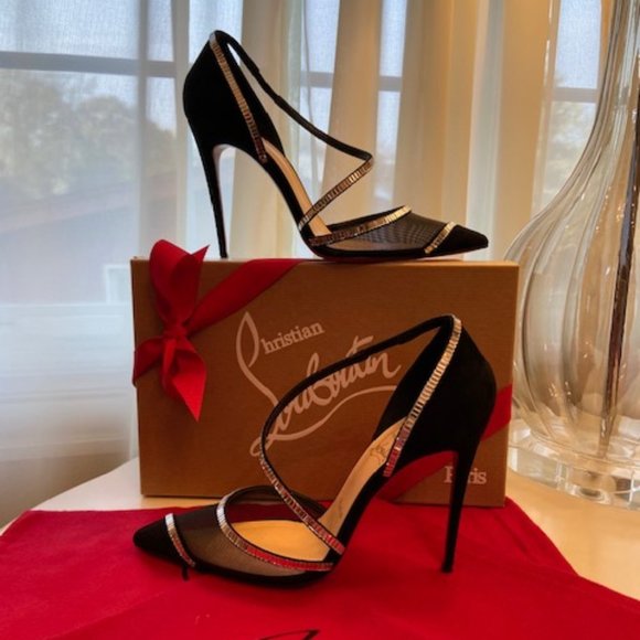 Christian Louboutin Shoes - Christian Louboutin Chiara Diams BLK Pumps